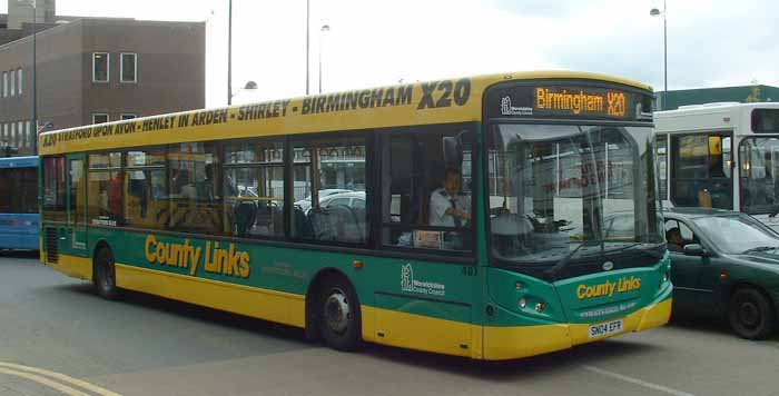 Stratford Blue TransBus Enviro300 403